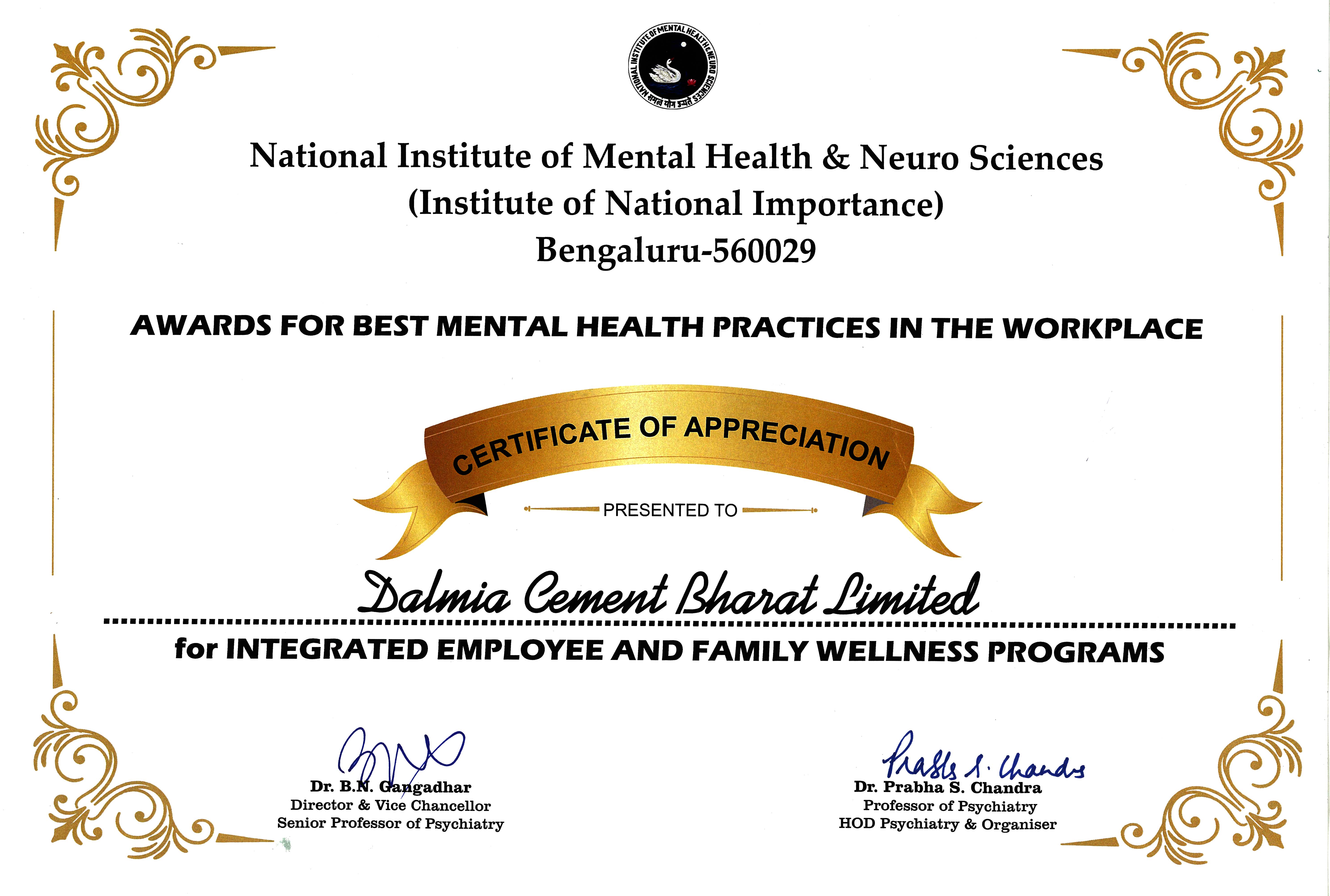 Nimhans-Award